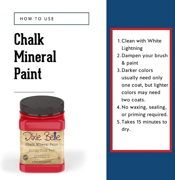 Dixie Belle Paint Company Chalk Finish Furniture Paint - Image 3