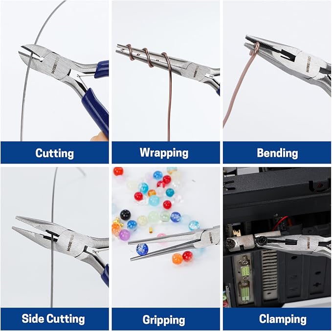 3 PCS Mini Pliers Set, Jewelry Pliers Kit - Image 4