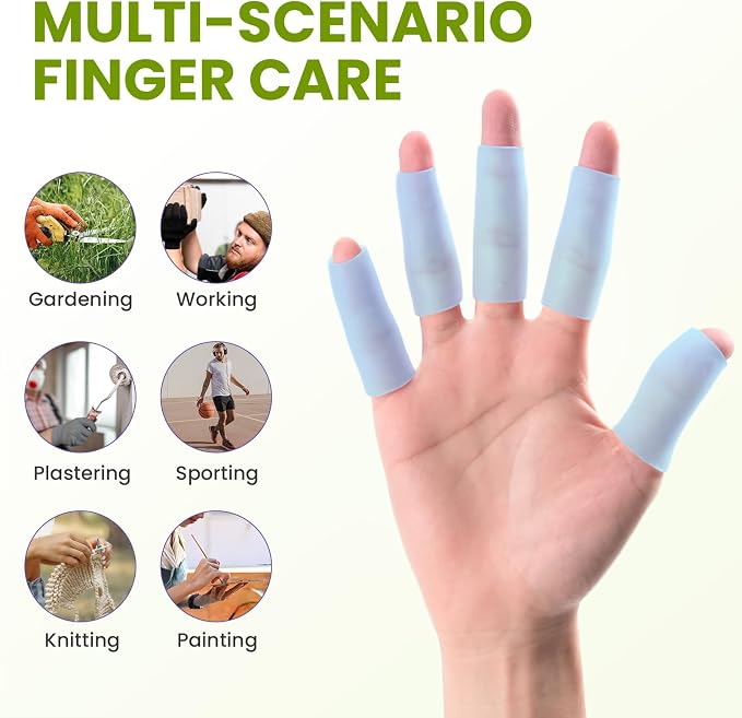 20 PCS Gel Finger Sleeve Protectors - Image 6