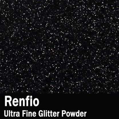 Renfio Ultra Fine Metallic Resin Glitter Powder 2.11 Oz PET Flakes Crafts - Image 2
