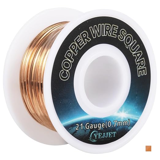 21 AWG Square Copper Wire by YEJJETArtistryinCraft