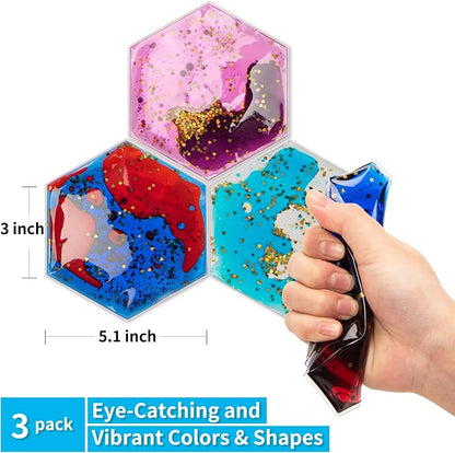 Art3d Hexagon Sensory Fidget Liquid Motion Tiles - Image 8