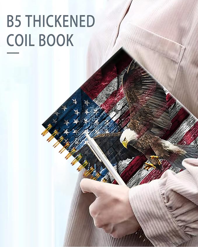 iampanda Spiral Journal Notebook, Cool Strong TwinWire Binding - Image 4