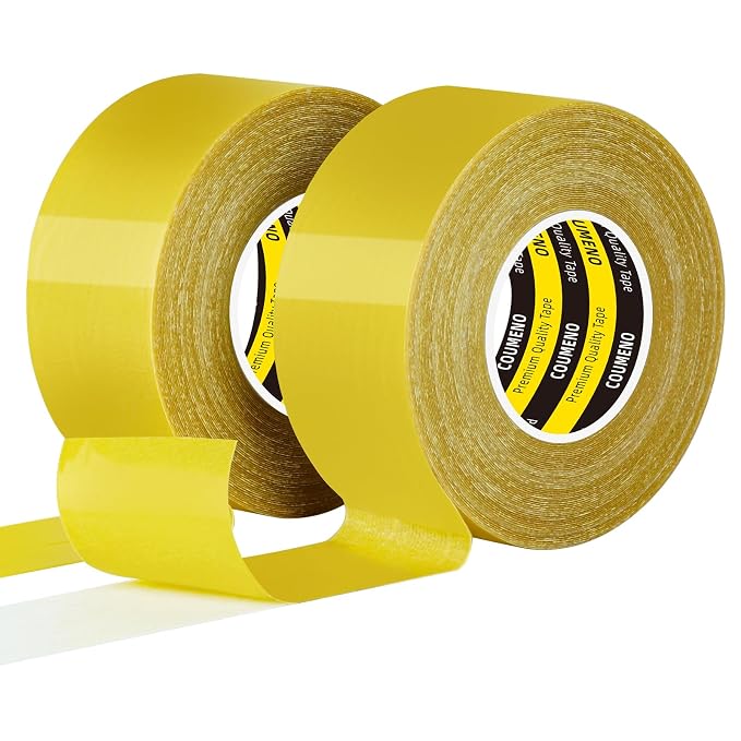 2 Pack Double Sided Tape Heavy Duty Strong Wall Adhesive by COUMENOAdhesivetape