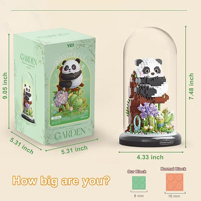 Panda Flower Building Set for Adult Party Favors for Kids Animal Building - Image 4