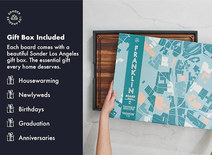 Sonder Los Angeles, Made in USA, Large Thick Edge Grain Walnut Wood Cutting - Image 6