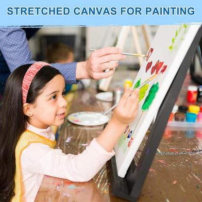 ESRICH Stretched Canvas for Painting, 12 Pack 9x12 Inch Canvas Value Pack - Image 6