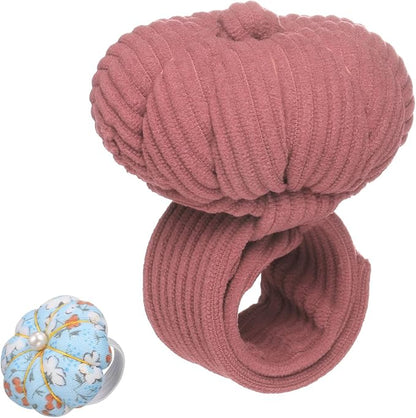 HARFINGTON Wrist Pin Cushions, Sewing Needle Pin Cushion Adjustable Strap by HARFINGTON