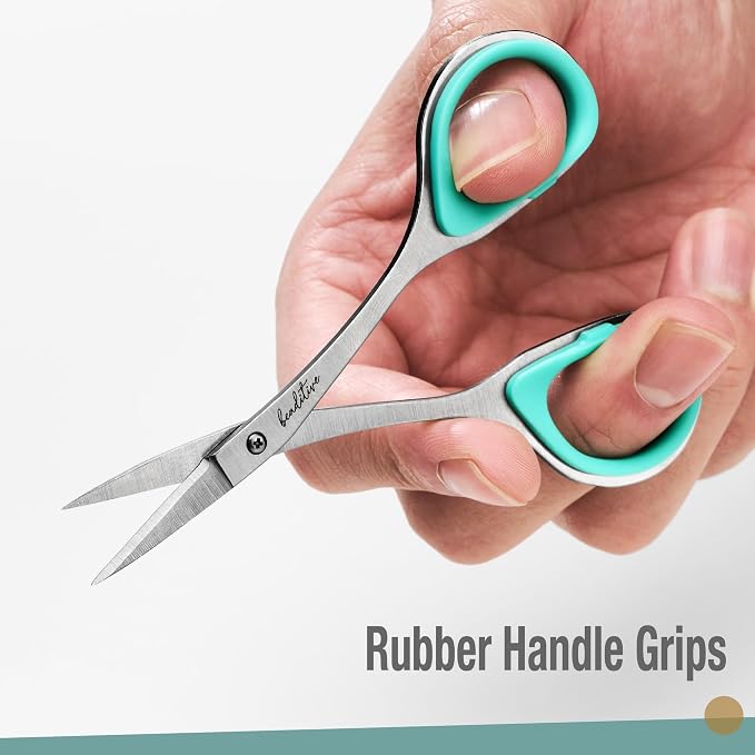 Beaditive Sewing and Embroidery Scissors Set Curved and Straight, - Image 4