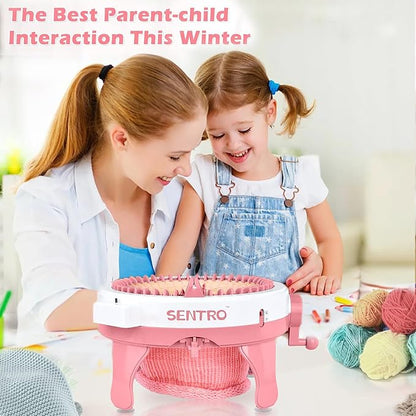 SENTRO Knitting Machine 48 Needles, Smart Knitting Crochet Machine, Double - Image 2