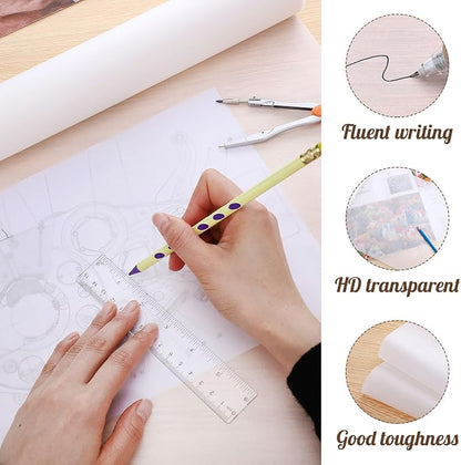Tracing Paper Roll 12in x 25yd, Gift Wrapping - Image 3