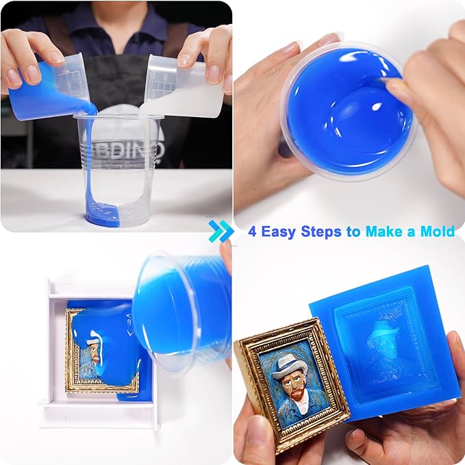 BBDINO Silicone Mold Making Kit, 30A Liquid Silicon - Image 7