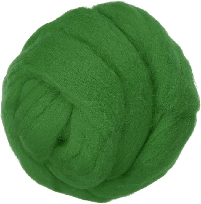 PATIKIL Wool Roving Yarn, 150G/5.3OZ Soft Felting Wool Pure Chunky Roving Yarn by PATIKIL