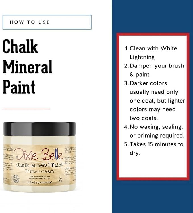 Dixie Belle Paint Company Chalk Finish Furniture Paint - Image 3