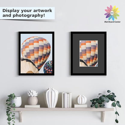 Mat Board Center, 8x10 for 5x7 Black Picture Mat Sets - Image 6