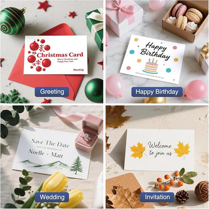 Cardstock 8.5 x 11 Inch 80 Sheets 190 gsm Heavyweight Card Stock Paper White - Image 6