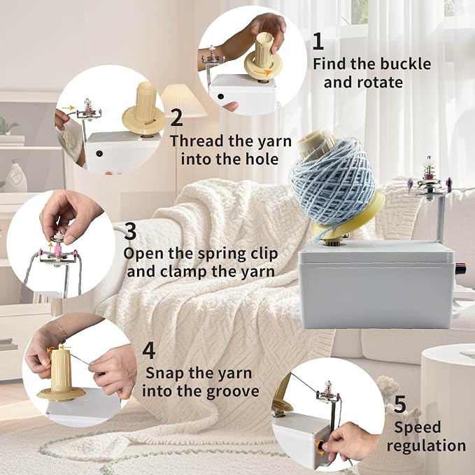 Yarn Winder, Yarn Ball Winder, Yarn Winder - Image 3