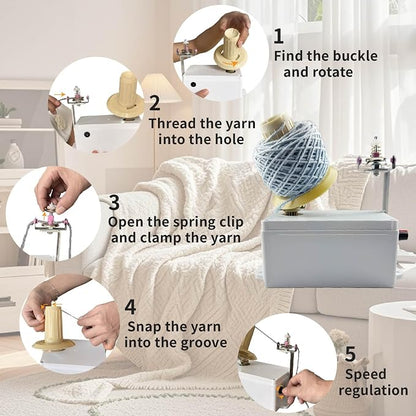 Yarn Winder, Yarn Ball Winder, Yarn Winder - Image 3