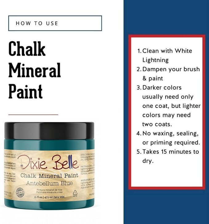 Dixie Belle Paint Company Chalk Finish Furniture Paint - Image 3