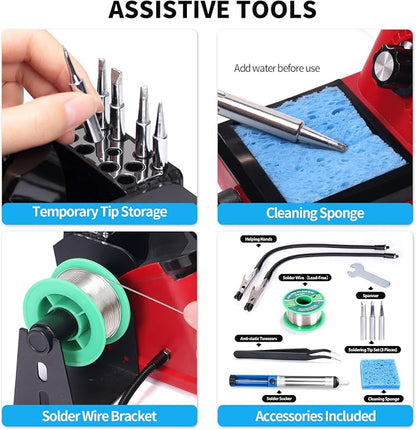 YIHUA 926 III 110W Soldering Iron Station Kit - Image 6