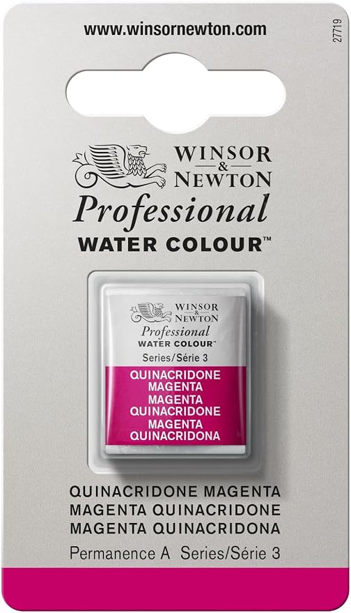 Winsor & Newton Professional Watercolor, Half Pan, Quinacridone Magenta by WinsorNewton