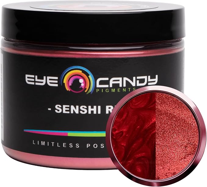Eye Candy Pigments Premium True Red Mica Powder by EyeCandyPigments