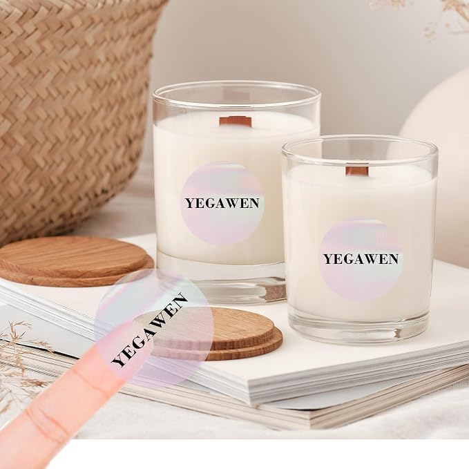 Transparent Thermal Labels Stickers 1.5 Inch, Perforation Line Design - Image 5
