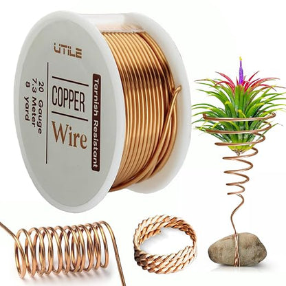 UTILE 18 20 22 24 Gauge 90 ft 99.9% Pure Soft Copper Wire by UTILE