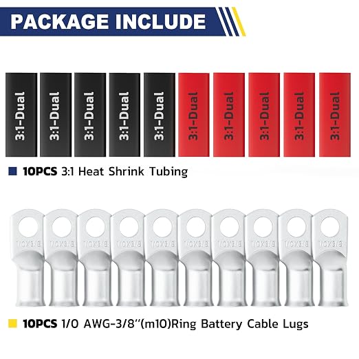 haisstronica 10pcs 1/0 AWG - Image 4