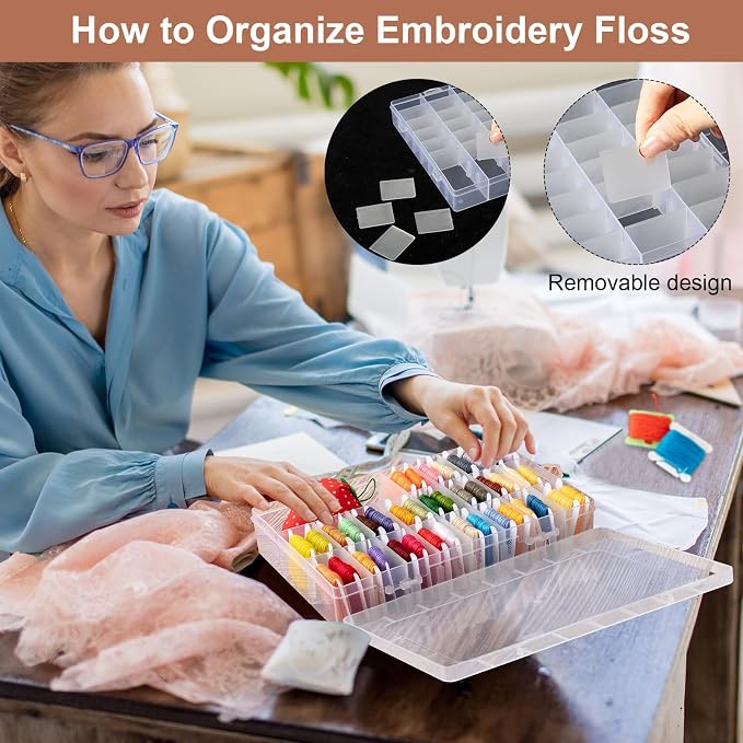 GlikCeil 256 Pcs Embroidery Floss Organizer Kit - Image 5
