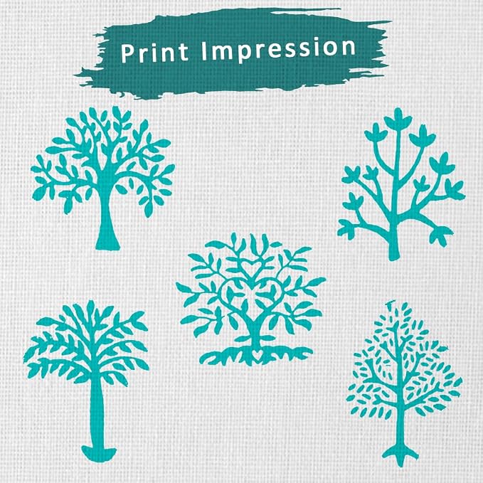 Wooden Printing Stamps Indian Design - Image 3