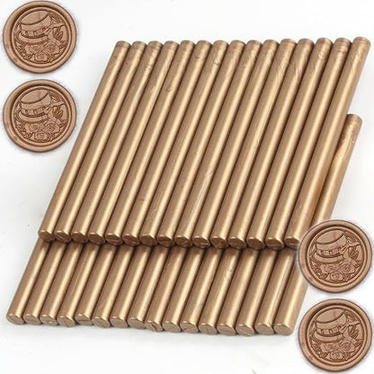 Bronze Wax Seal Sticks, HOSEALING Glue Gun Wax Seal Sticks by HOSEALING