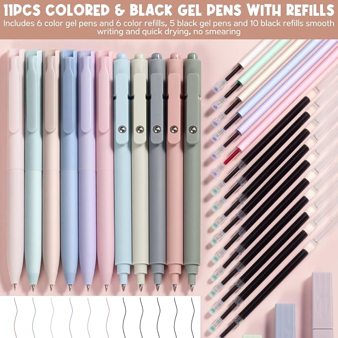 65PCS Aesthetic School Supplies - Image 6