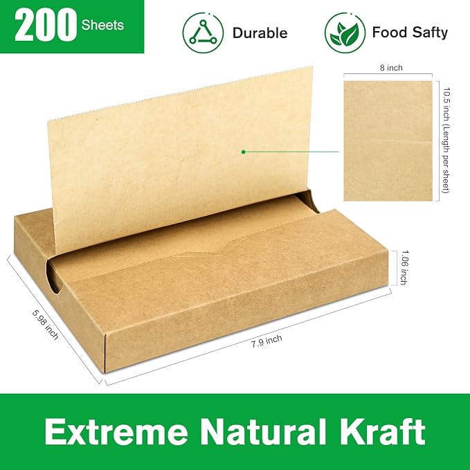 Precut POP UP Deli Paper Sheet Pack of 200, Interfolded Heavy Paper - Image 2