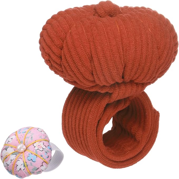 HARFINGTON Wrist Pin Cushions, Sewing Needle Pin Cushion Adjustable Strap by HARFINGTON