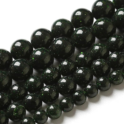 12MM 32pcs Natural Green Sandstone Energy Healing Beads Round Loose Beads - Image 2