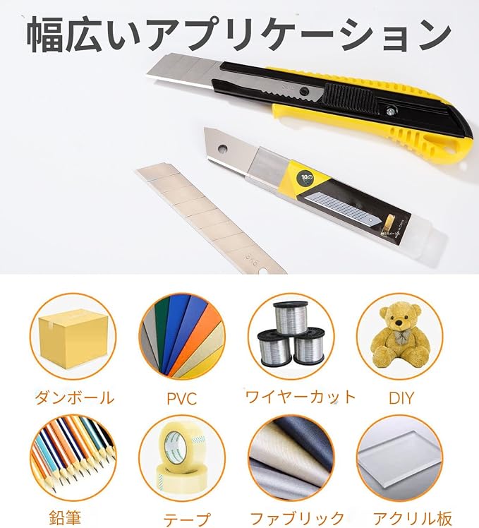 DOWELL 18mm Snap Off Blades SK5 Utility Knife Retractable Blades Box Cutter - Image 6
