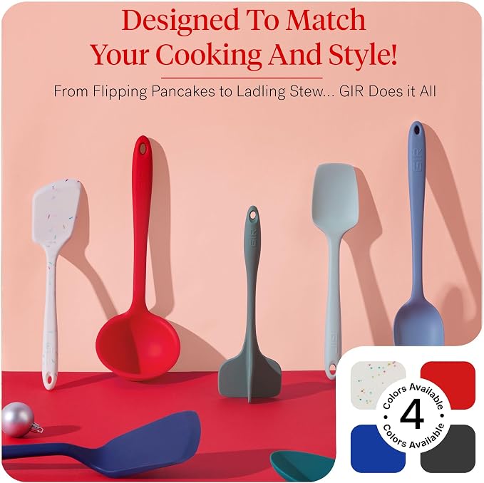 GIR: Get It Right 5-Piece Silicone Essentials Kitchen Utensils Set - Image 6