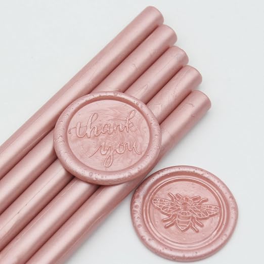 52pcs Rose Gold Wax Sealing Sticks - Image 2