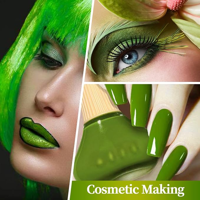Dark Green Mica Powder for Epoxy Resin，Natural Shimmer Mica Powder Used for - Image 5