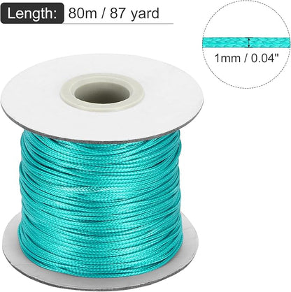 MECCANIXITY Waxed Cord 1mm Waxed Thread 87 Yard Wax String Leather Cord - Image 2
