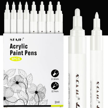 SFAIH Acrylic White Paint Pens by SFAIH