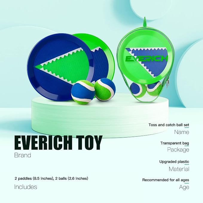 EVERICH Upgraded Toss and Catch Ball Game Set - Image 2