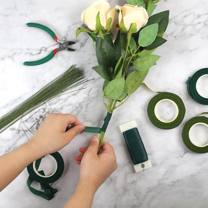 DSUWAZU Floral Tape and Wire Arrangement Tools Kit, Boutonniere Pin - Image 6