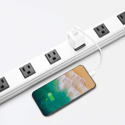 16 Outlet Plugs Heavy Duty Metal Power Strip, Aluminum Workshop Socket - Image 7