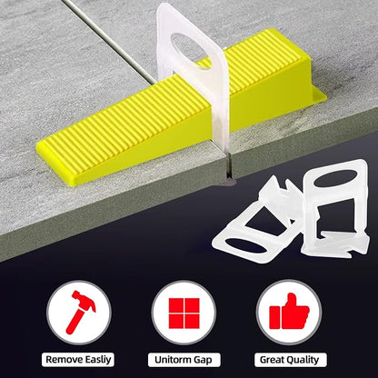 1/16” Tile Leveling System Spacers 2000 PCS Tile Leveling Clips Kit Prevent - Image 3