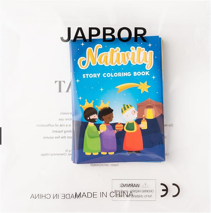 JAPBOR Christmas Nativity Coloring Books - Image 7