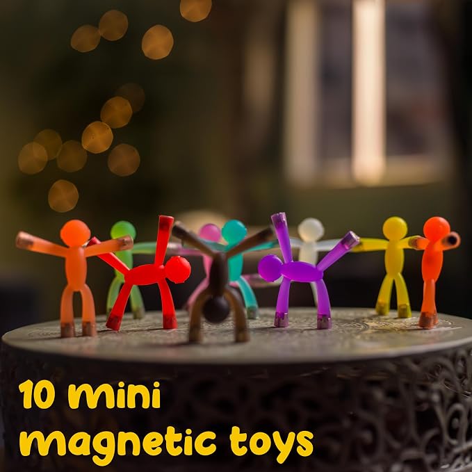 Boxgear Magnet Men – 10-Piece Magnetic Travel Toys: Magnetic Kids Toys - Image 2