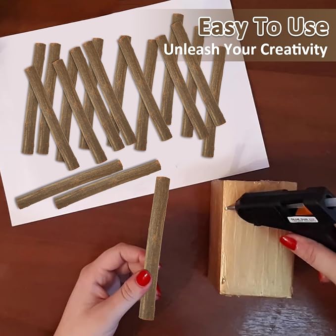 100 Pack 6 inch Wood Sticks - Image 4