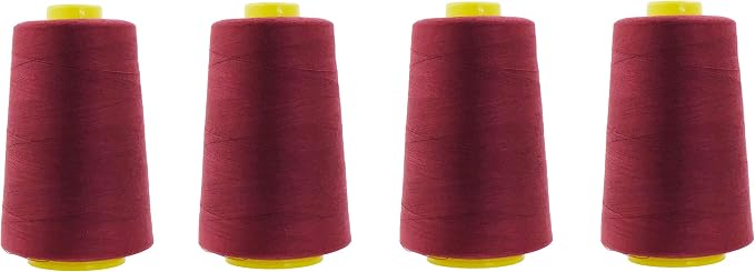 Mandala Crafts 4 Pack of Serger Threads Cones Spools by MandalaCrafts